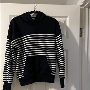 Evereve striped sweatshirt